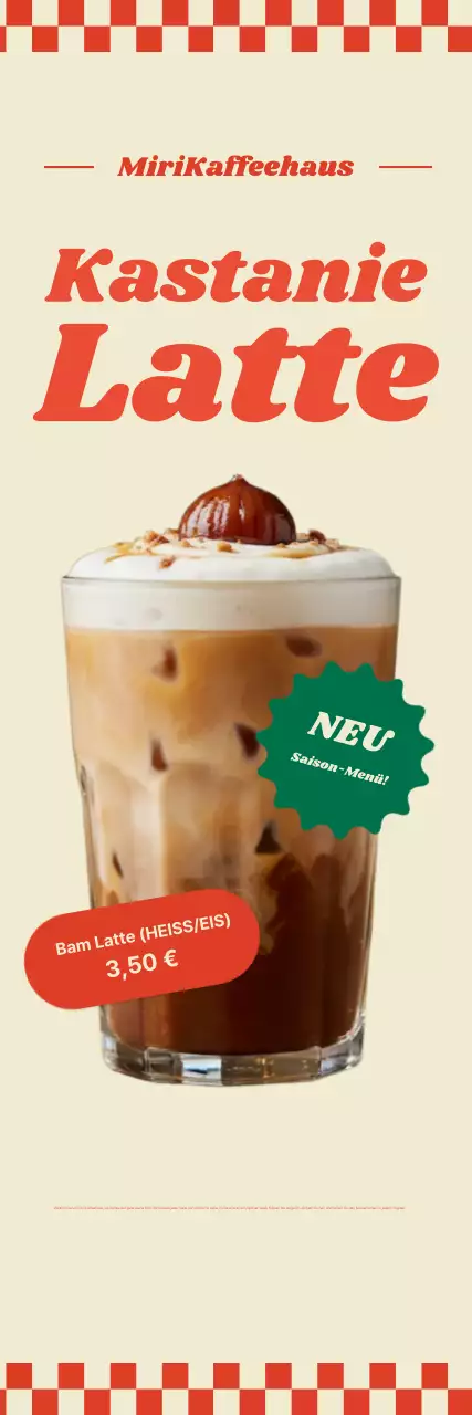 Vintage-Kaffeewerbung