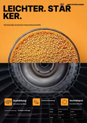 Produktwerbung von Orange Modern Engineering