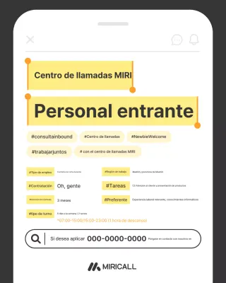 Reclutamiento básico amarillo