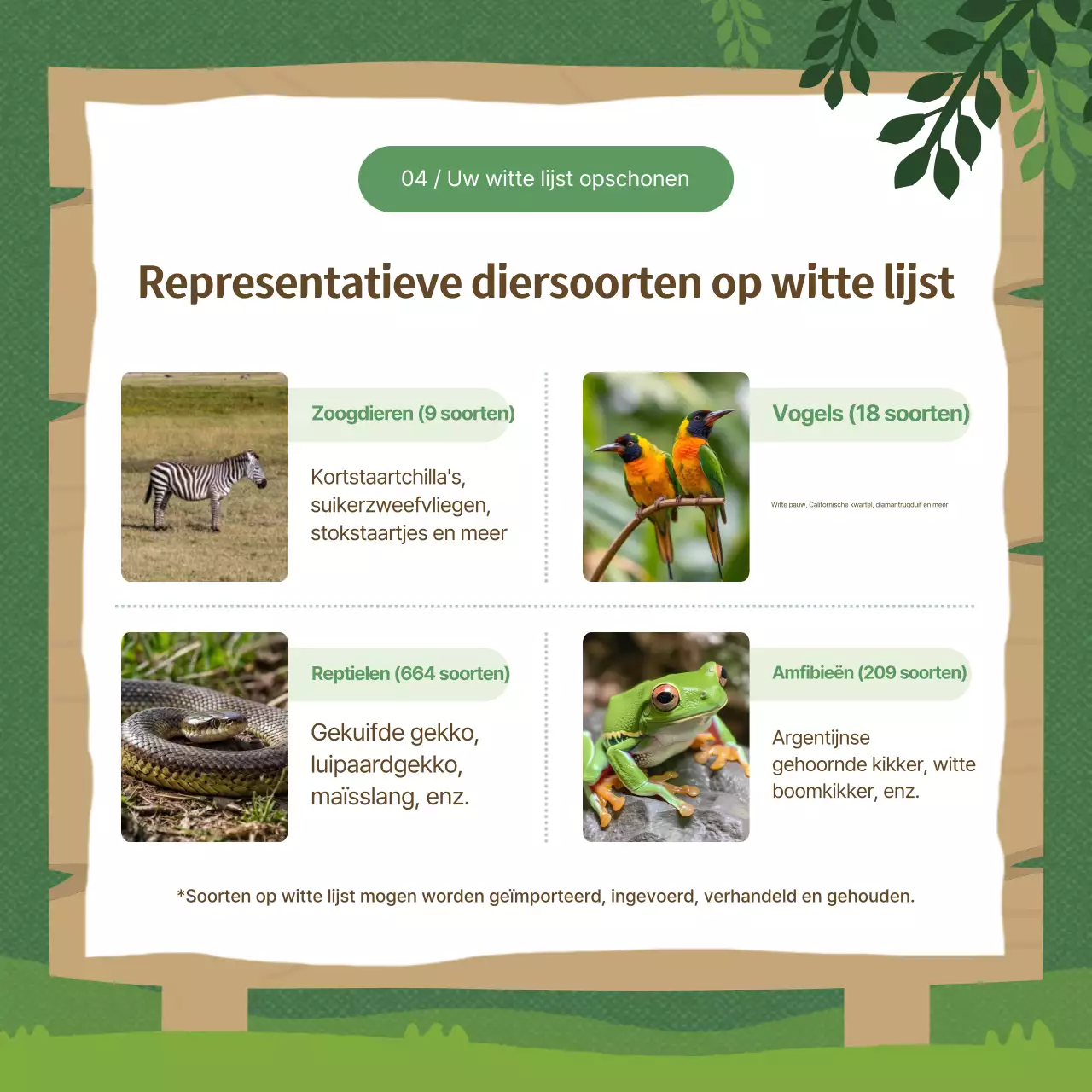 Gids voor de bescherming van een groene, natuurlijke omgeving