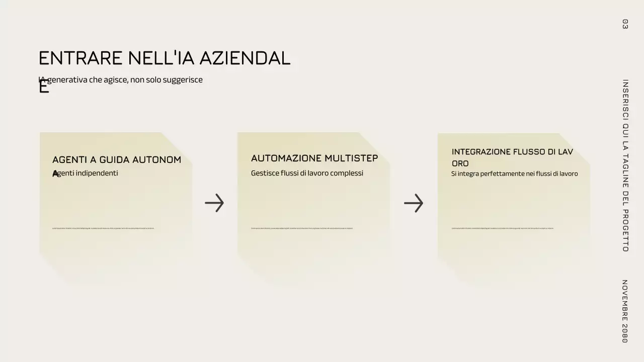 Annuncio dell'intelligenza artificiale moderna grigia