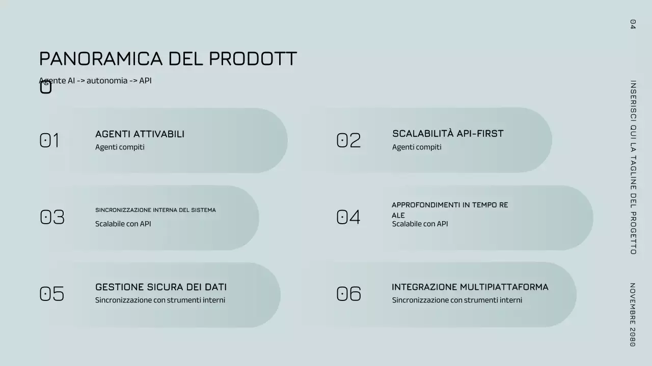 Annuncio dell'intelligenza artificiale moderna grigia