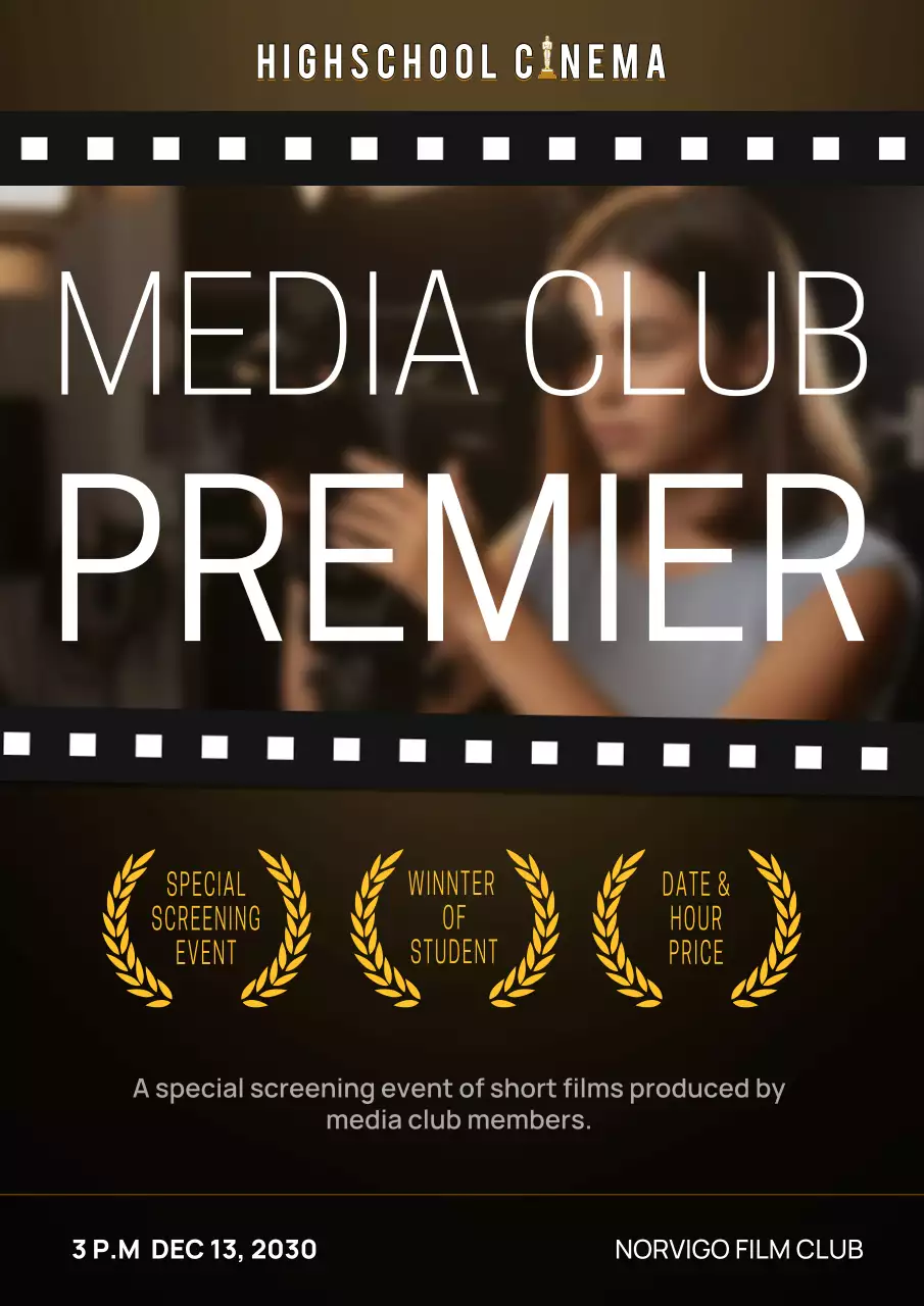 Black Modern Film Event Announcement