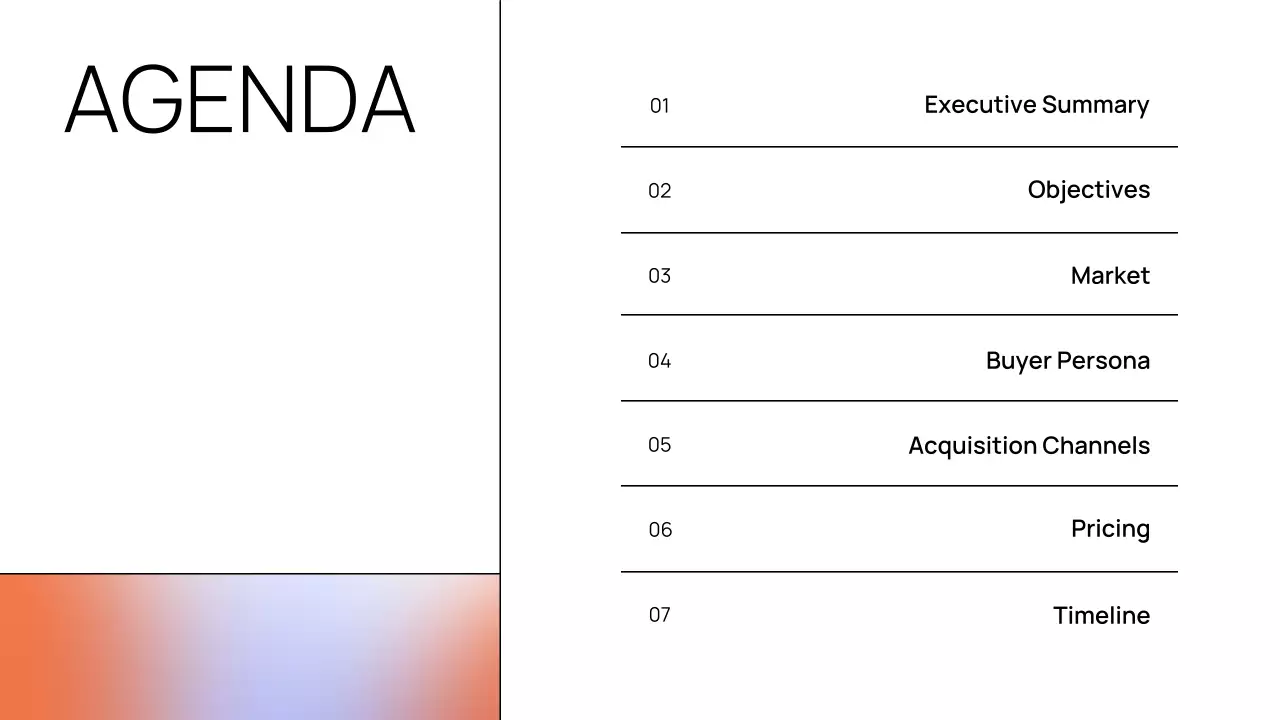 Orange Modern Strategy Document Presentation