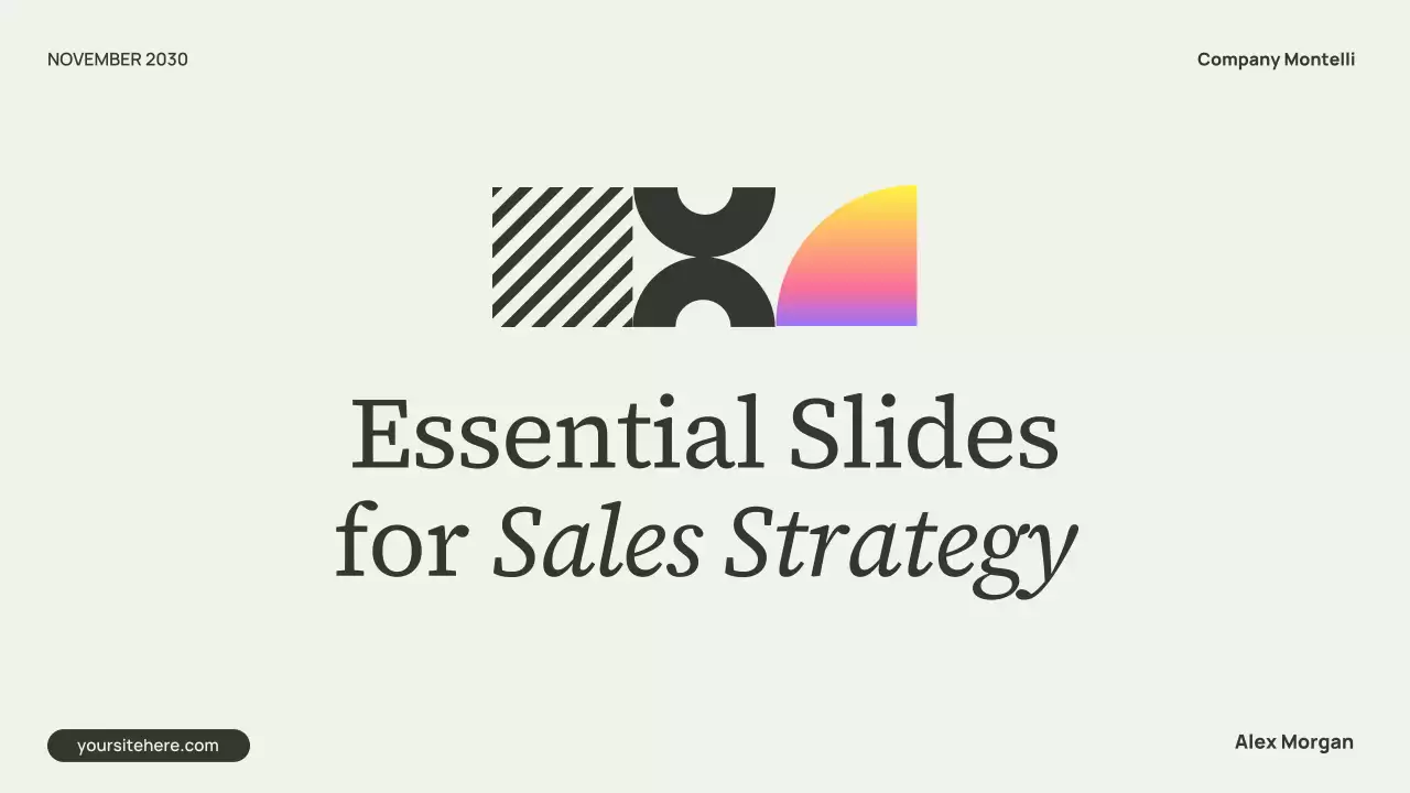 Beige Modern Sales Presentation