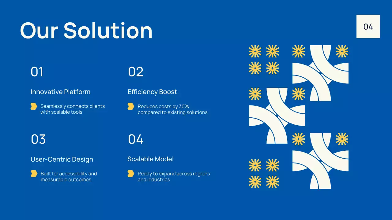 Blue Professional Pitch Deck