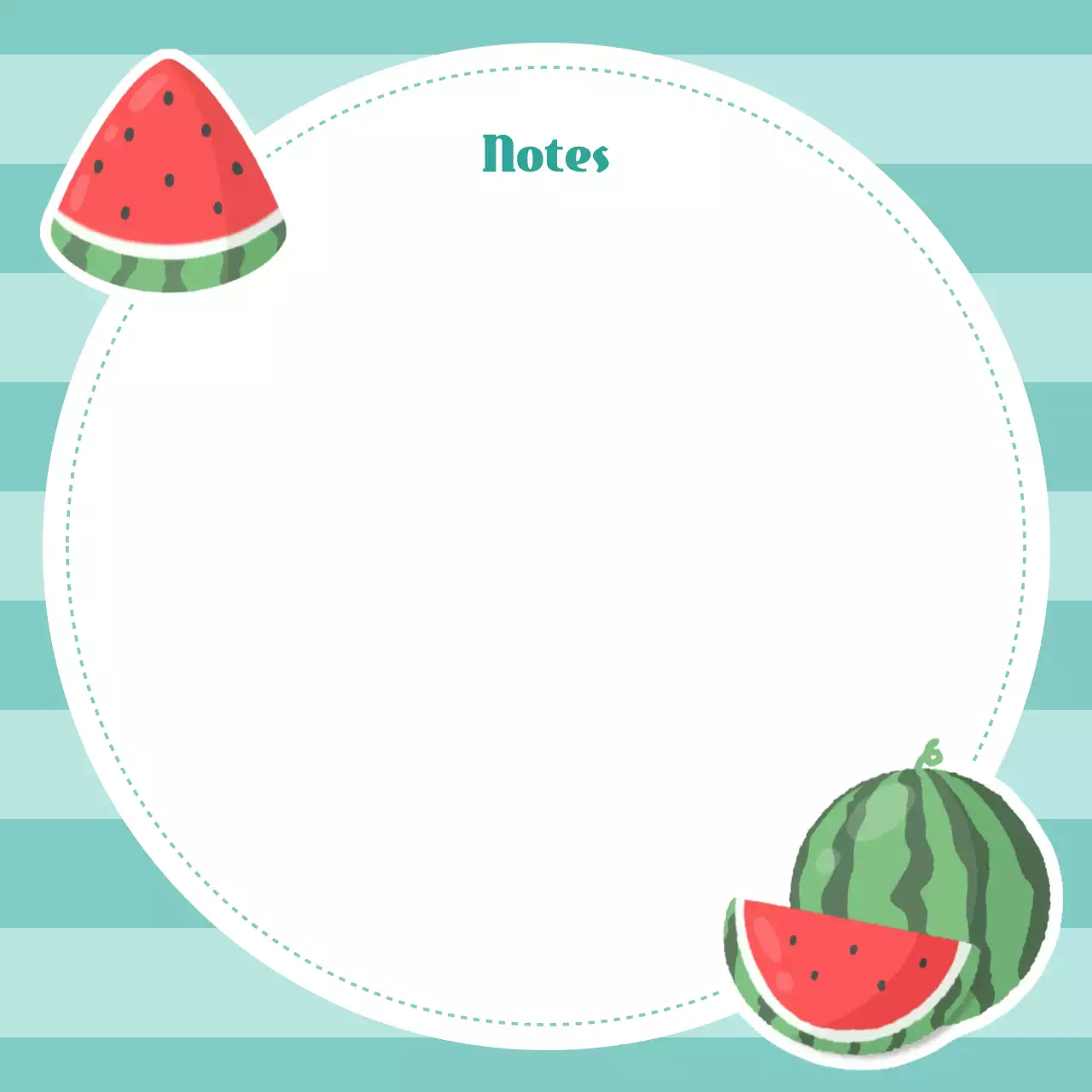 Perencana Catatan Lucu Warna Teal