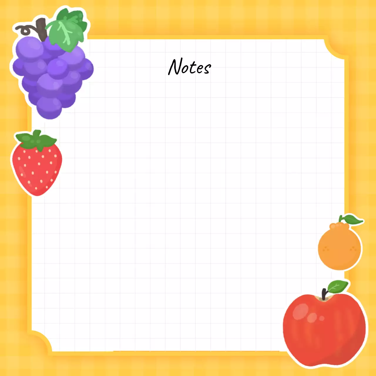 Perencana Catatan Retro Kuning