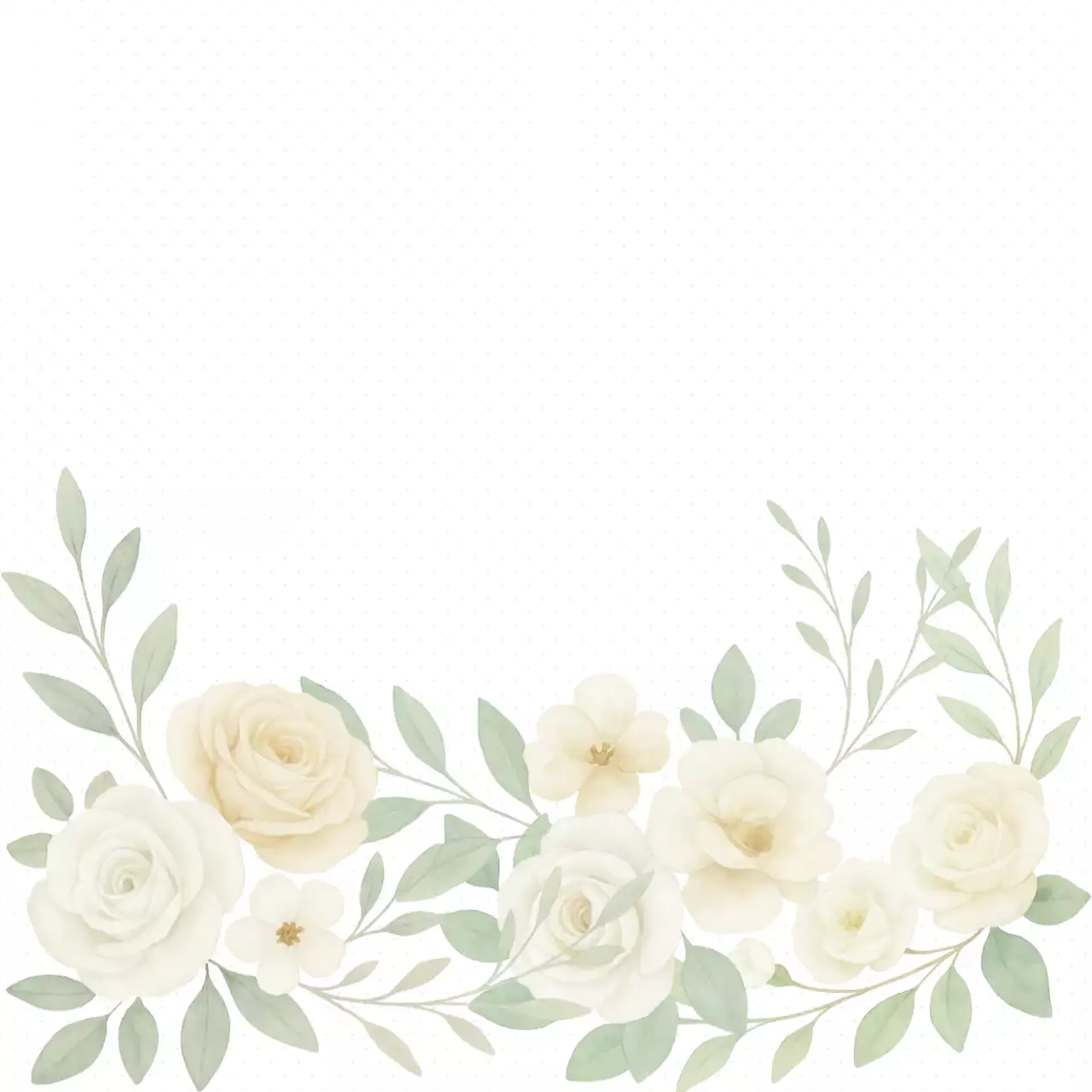 아이보리 심플 자연 엽서