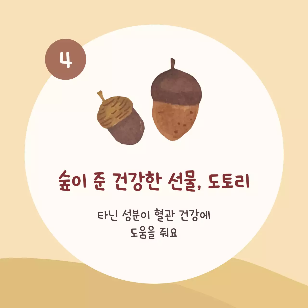 베이지 아기자기한 가을 제철 음식 소개