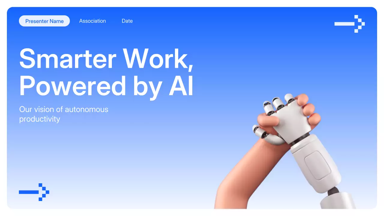 Blue Modern AI Presentation