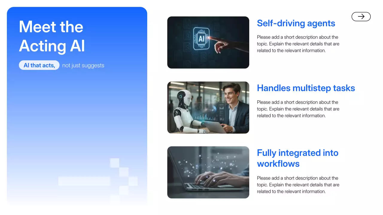 Blue Modern AI Presentation