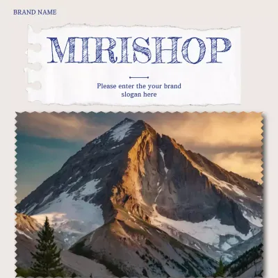 beige rustic brand advertisement