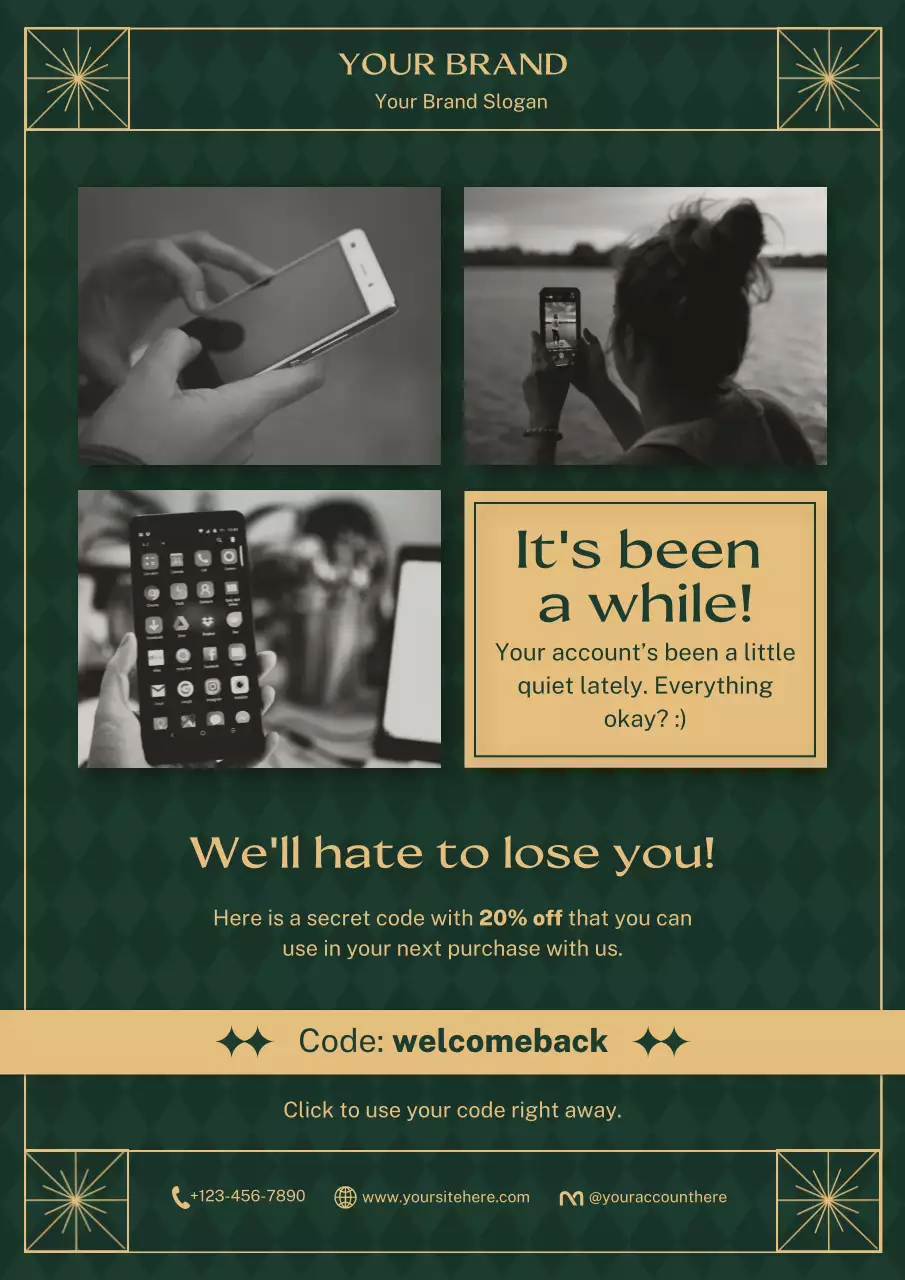 Green Modern Christmas Holiday Promotion Poster