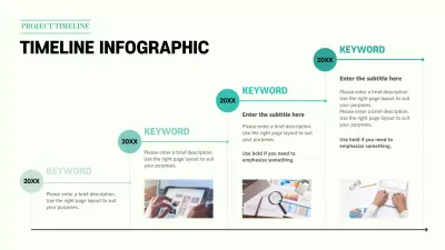 Mint Minimal Project Plan Infographic