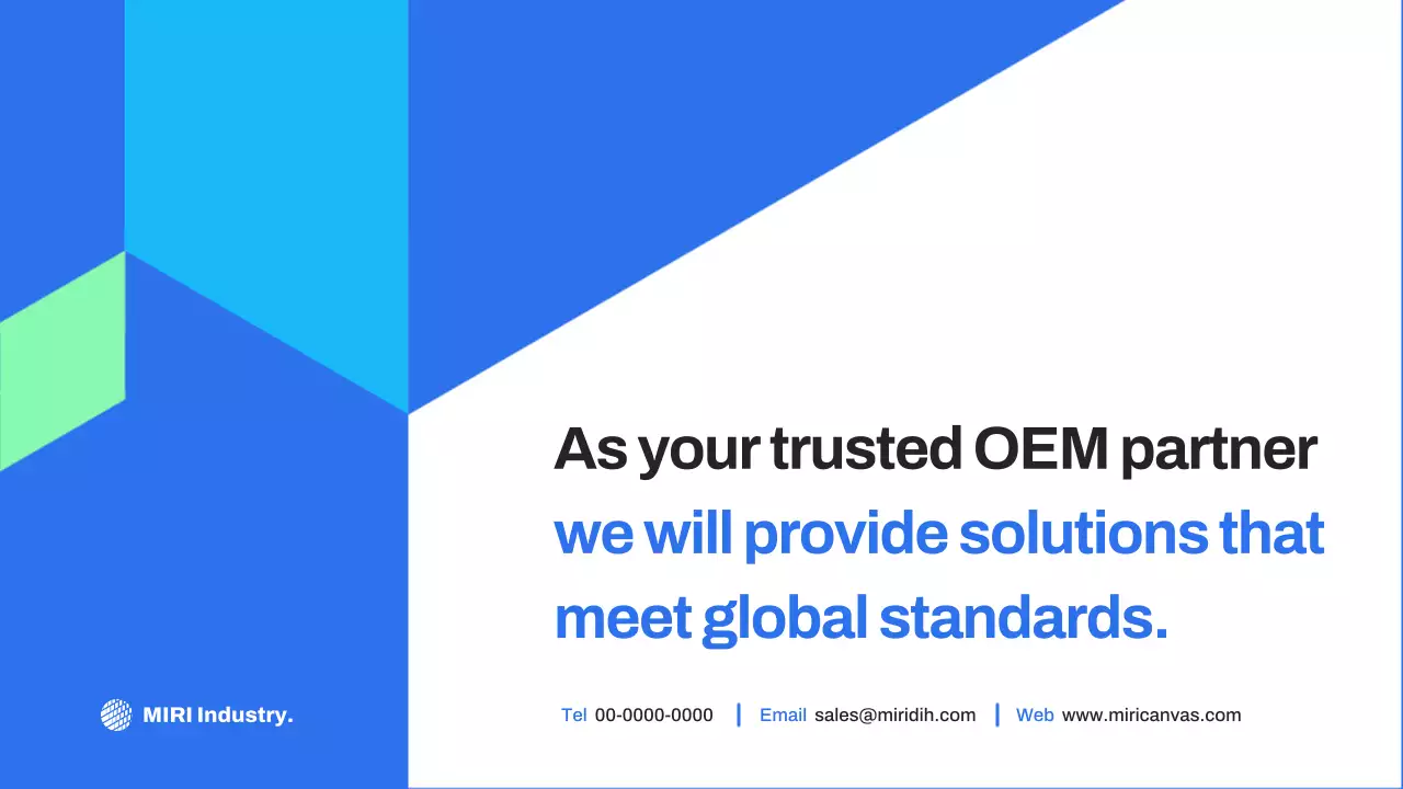 blue geometric medical proposal document