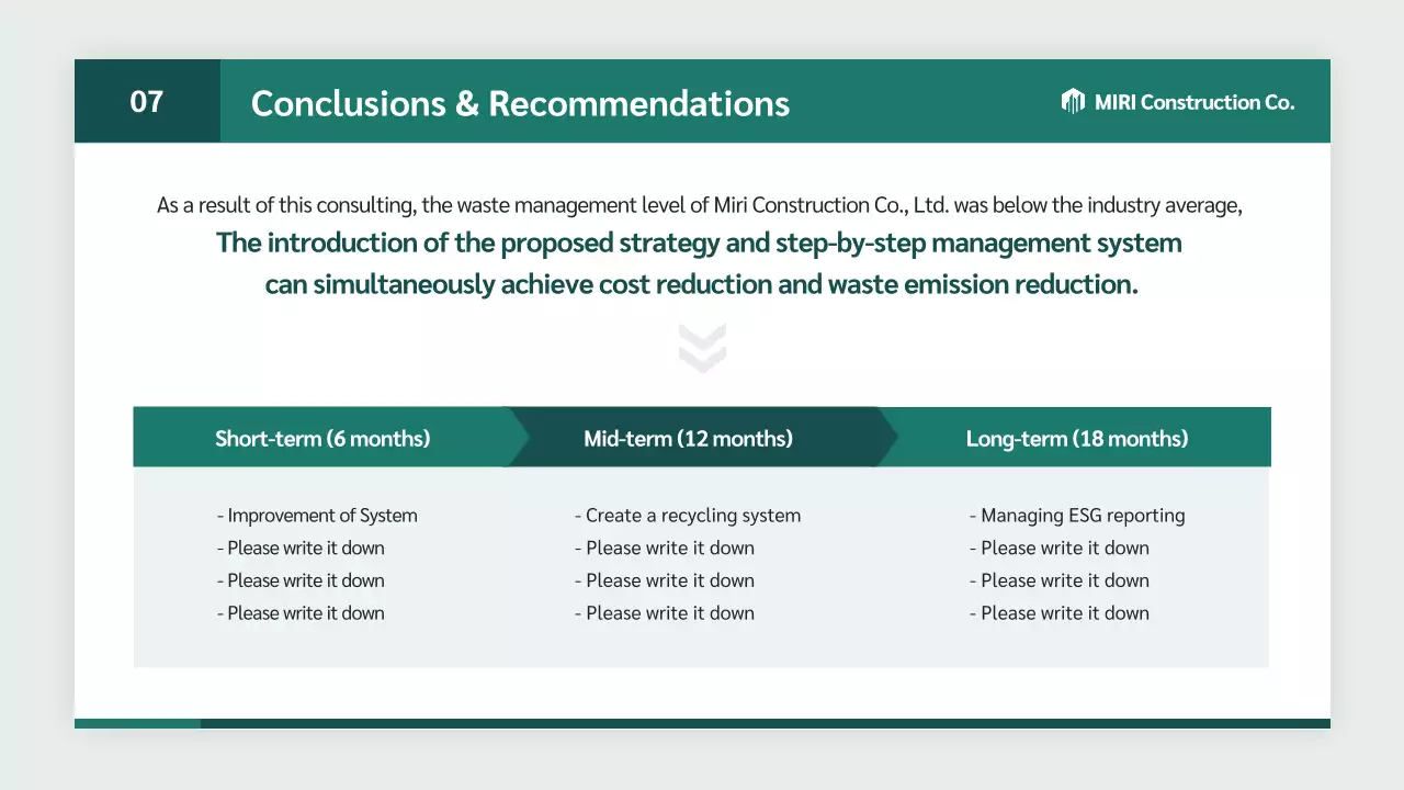 green modern environmental report