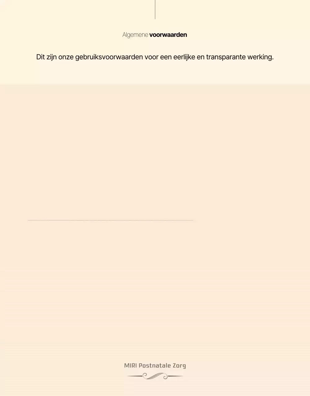 Promotie Beige Clean Postpartum Care Center