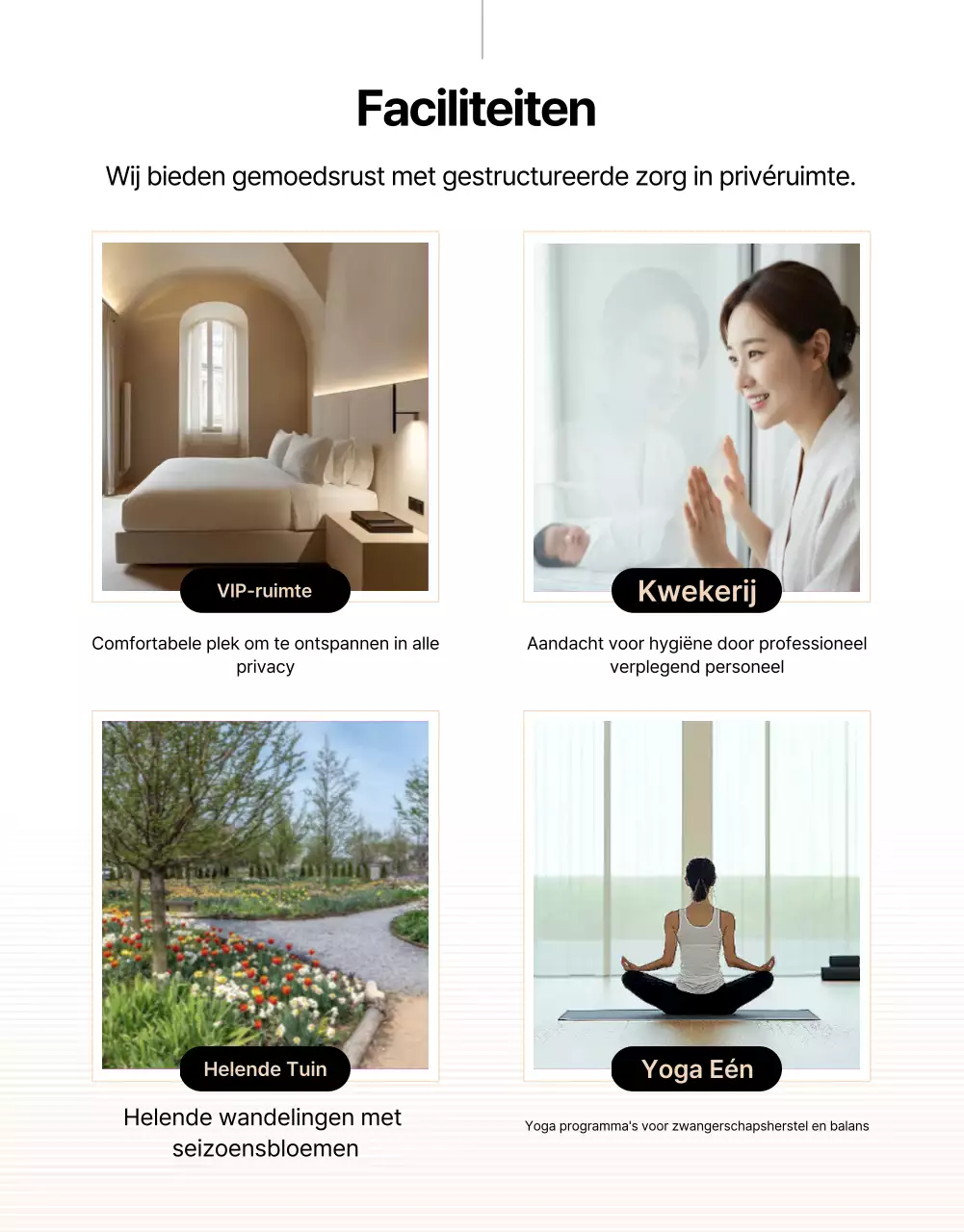 Promotie Beige Clean Postpartum Care Center