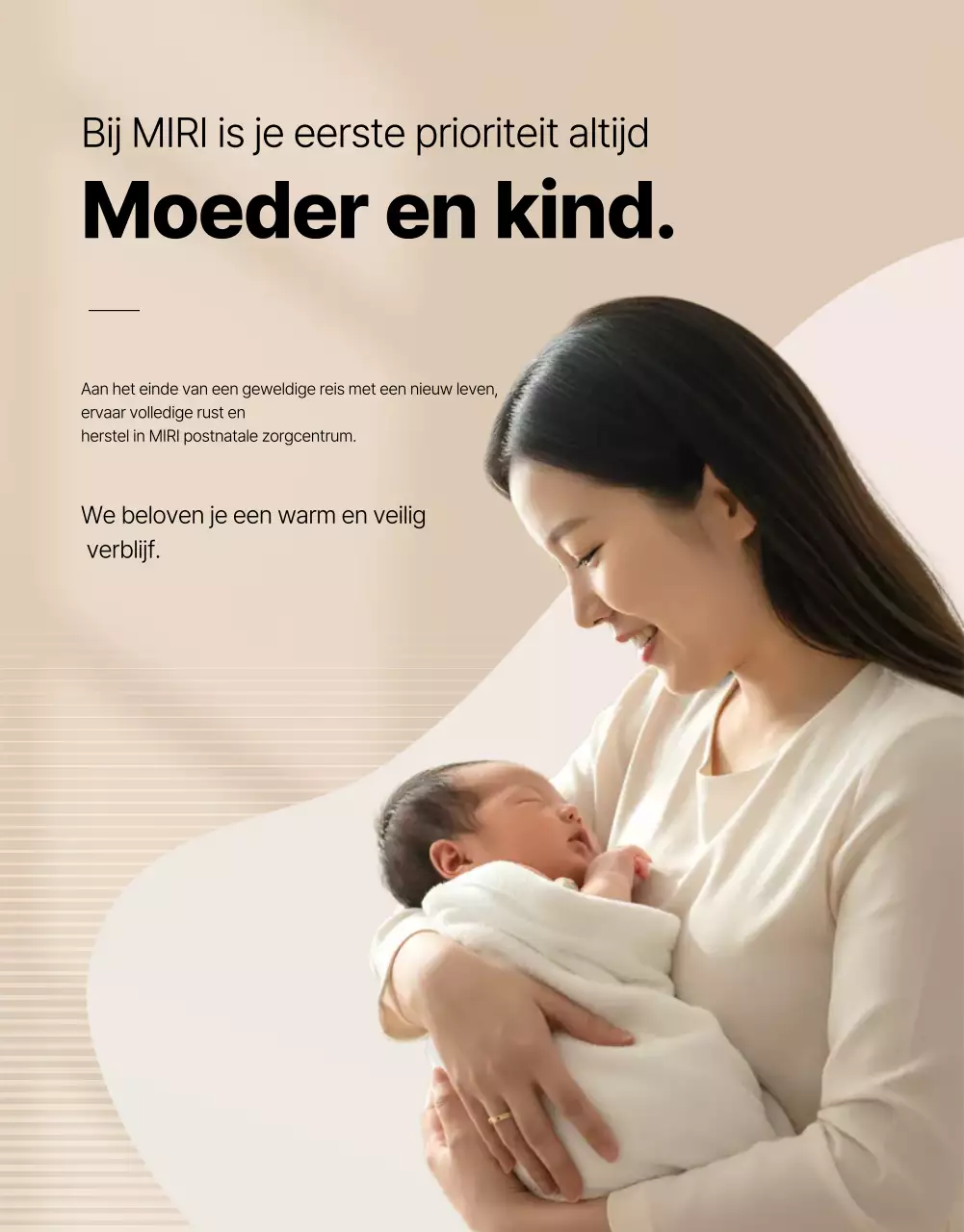 Promotie Beige Clean Postpartum Care Center