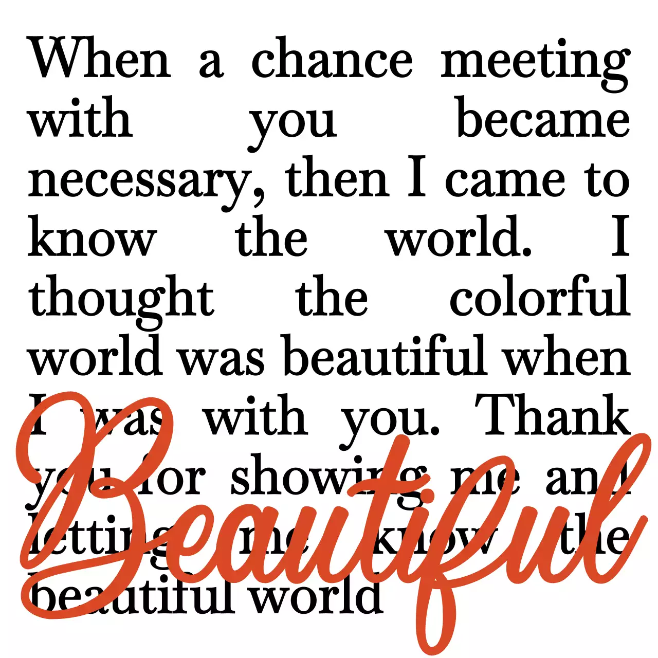 赤と黒のヒップでシンプルなテキストレイアウトと手書きの組み合わせスタイルのパーソナルグッズ用