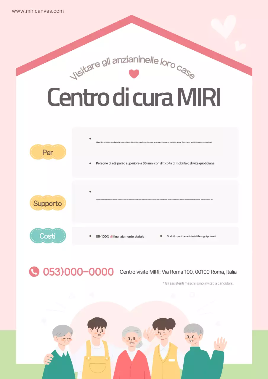 La simpatica promozione del servizio di assistenza infermieristica di Pink