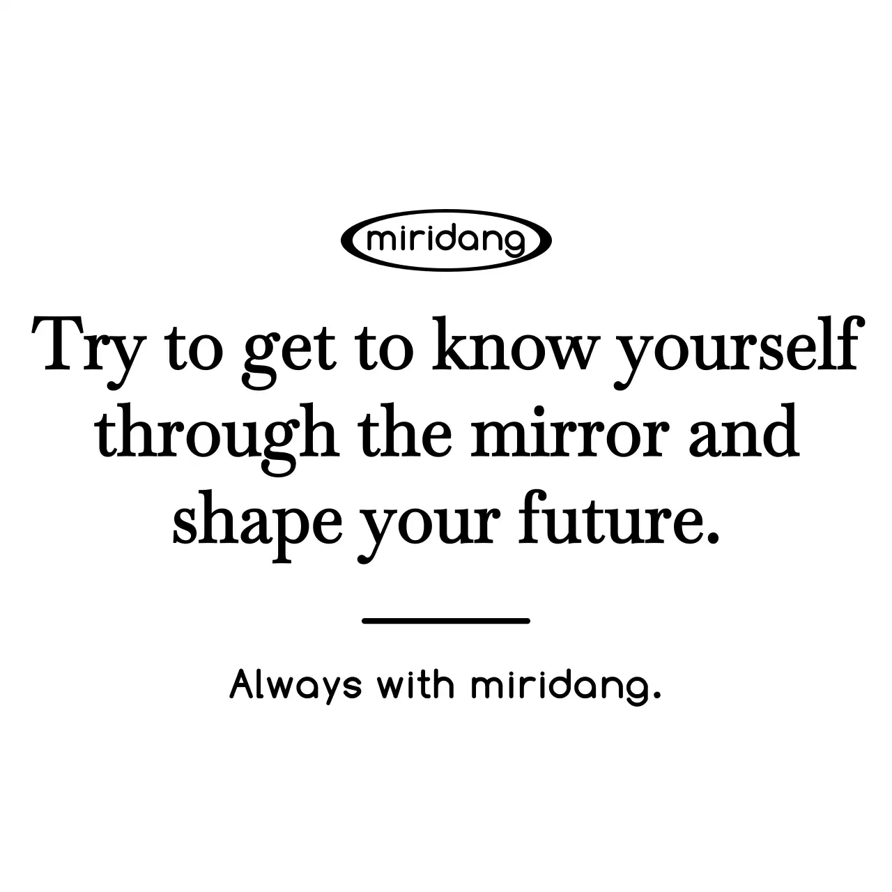 黒のシンプルで感性的な文言を強調したスタイルで、カフェの広報やグッズ用。