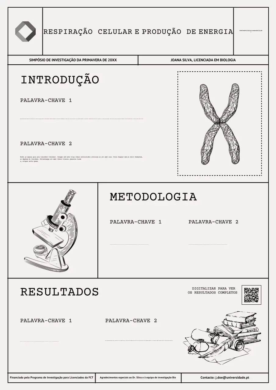 Apresentação de Biologia Acadêmica Grey