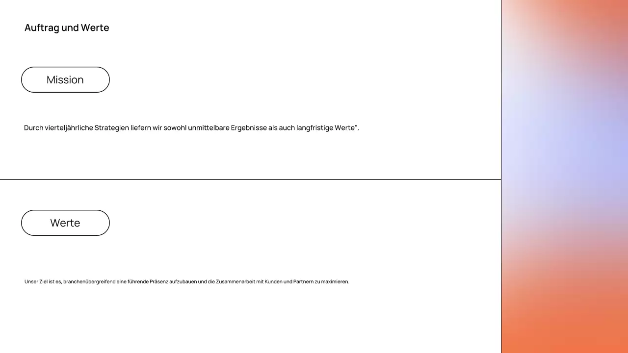 Präsentation des Strategiepapiers von Orange