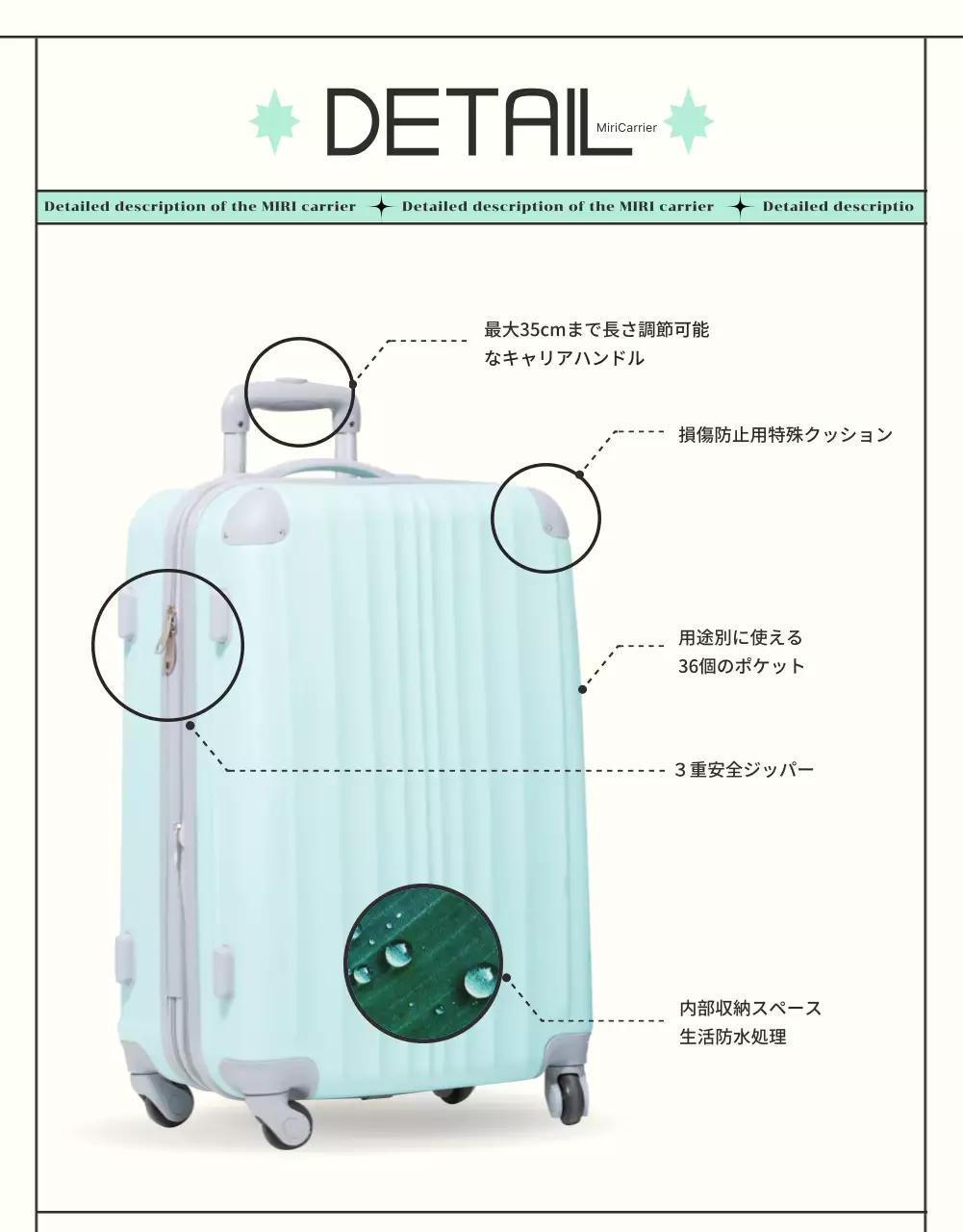 ピンク モダン 旅行 広告 詳細ページ