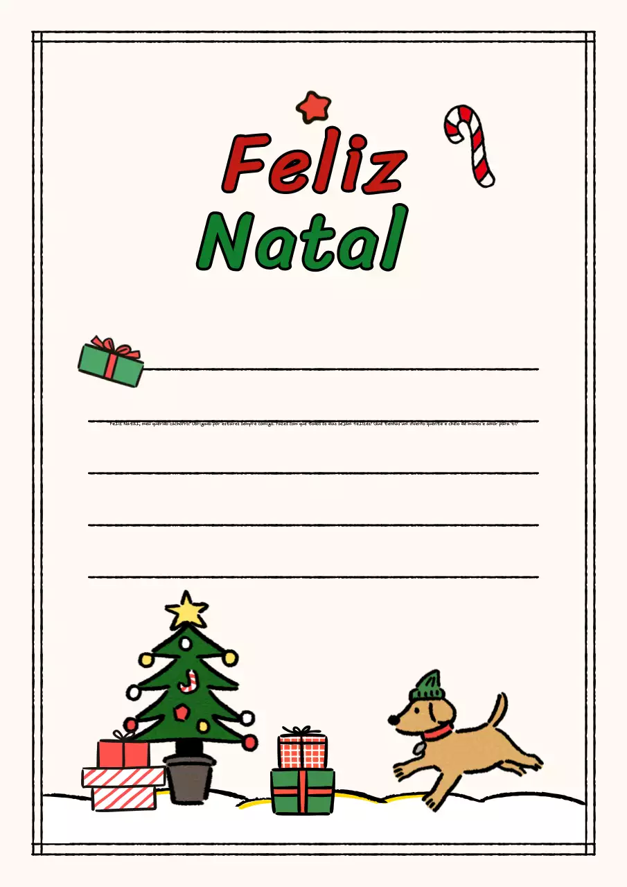 Cartão de Natal Vermelho Festivo