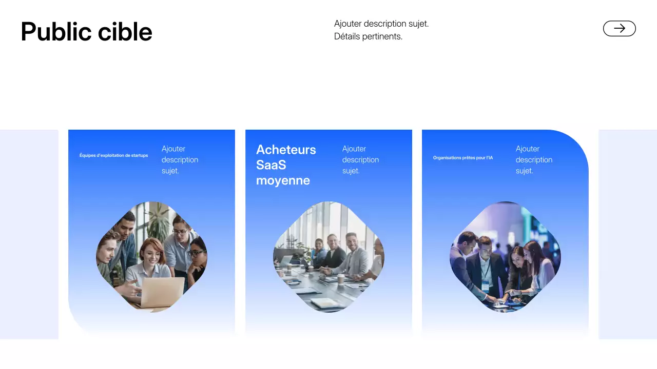 Présentation moderne de l'IA bleue