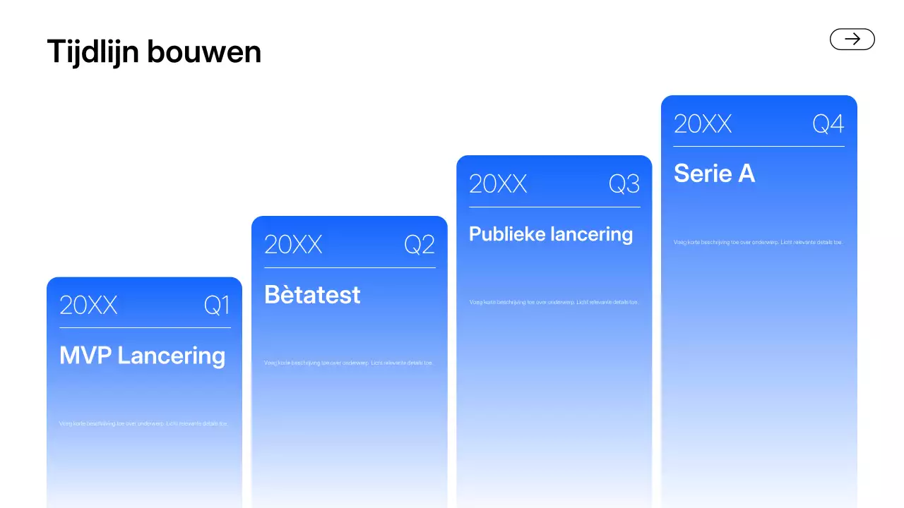 Blauwe moderne AI-presentatie