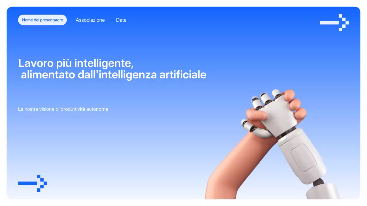 Presentazione di Blue Modern AI