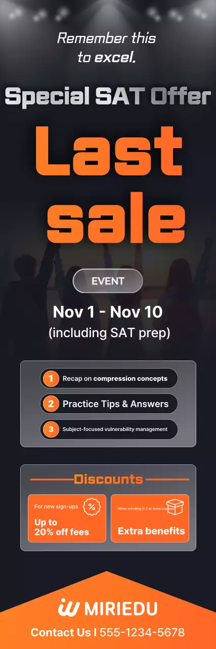 Anúncio de palestra especial da CSAT com ênfase na cor laranja