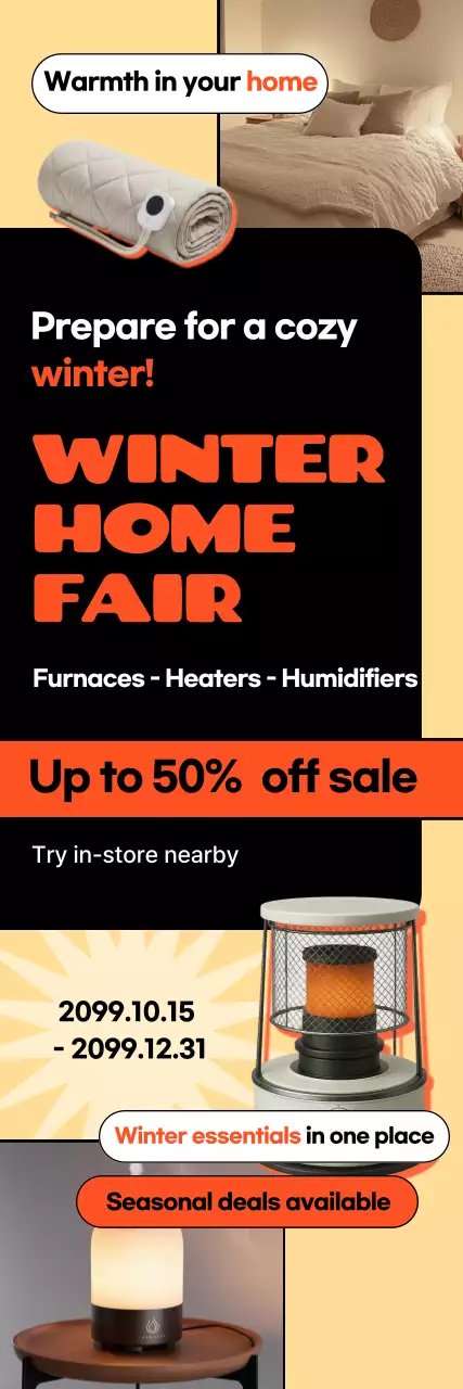 Promoção de Inverno da Orange Modern