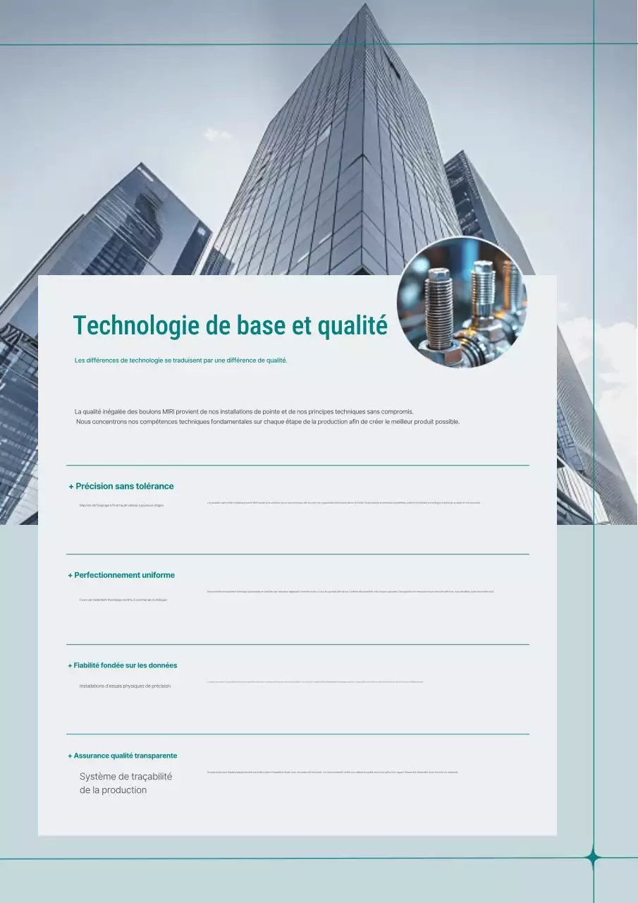 Catalogue industriel moderne gris