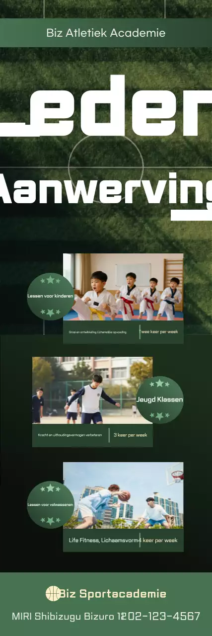 Groene, schone atletiekwerving