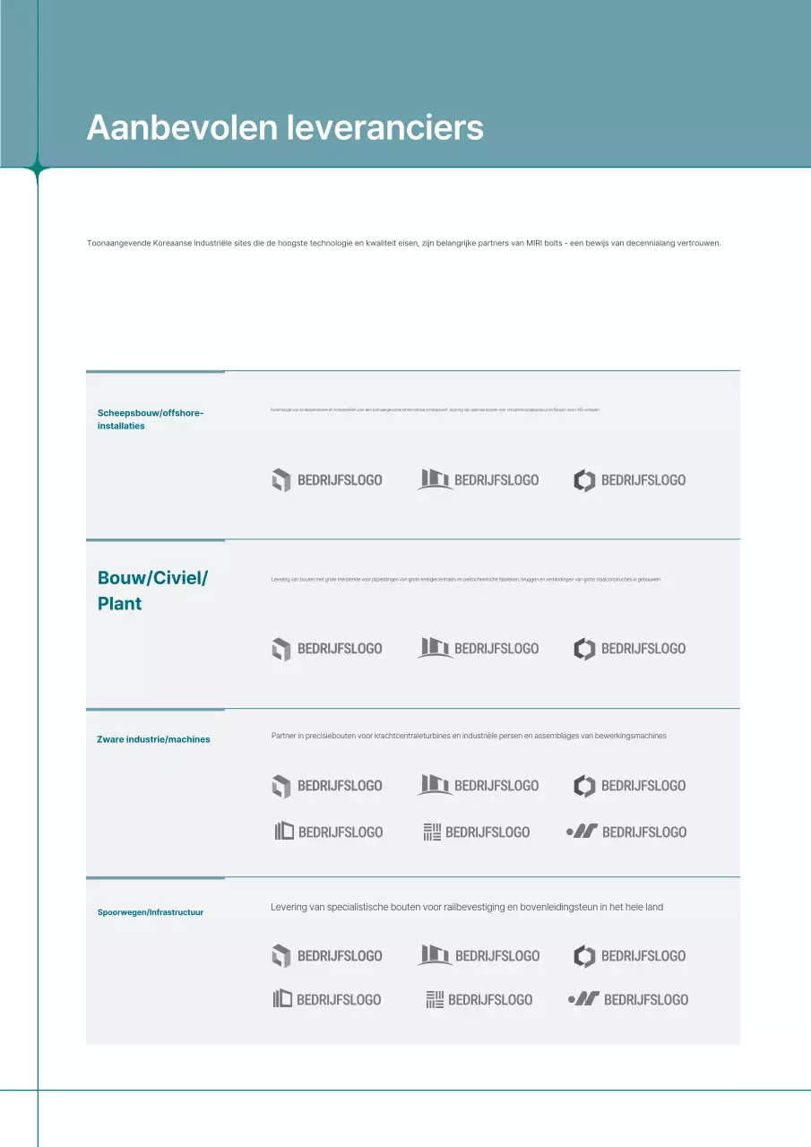 Grijze moderne industriële catalogus