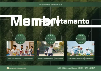 Reclutamento atletico pulito e verde