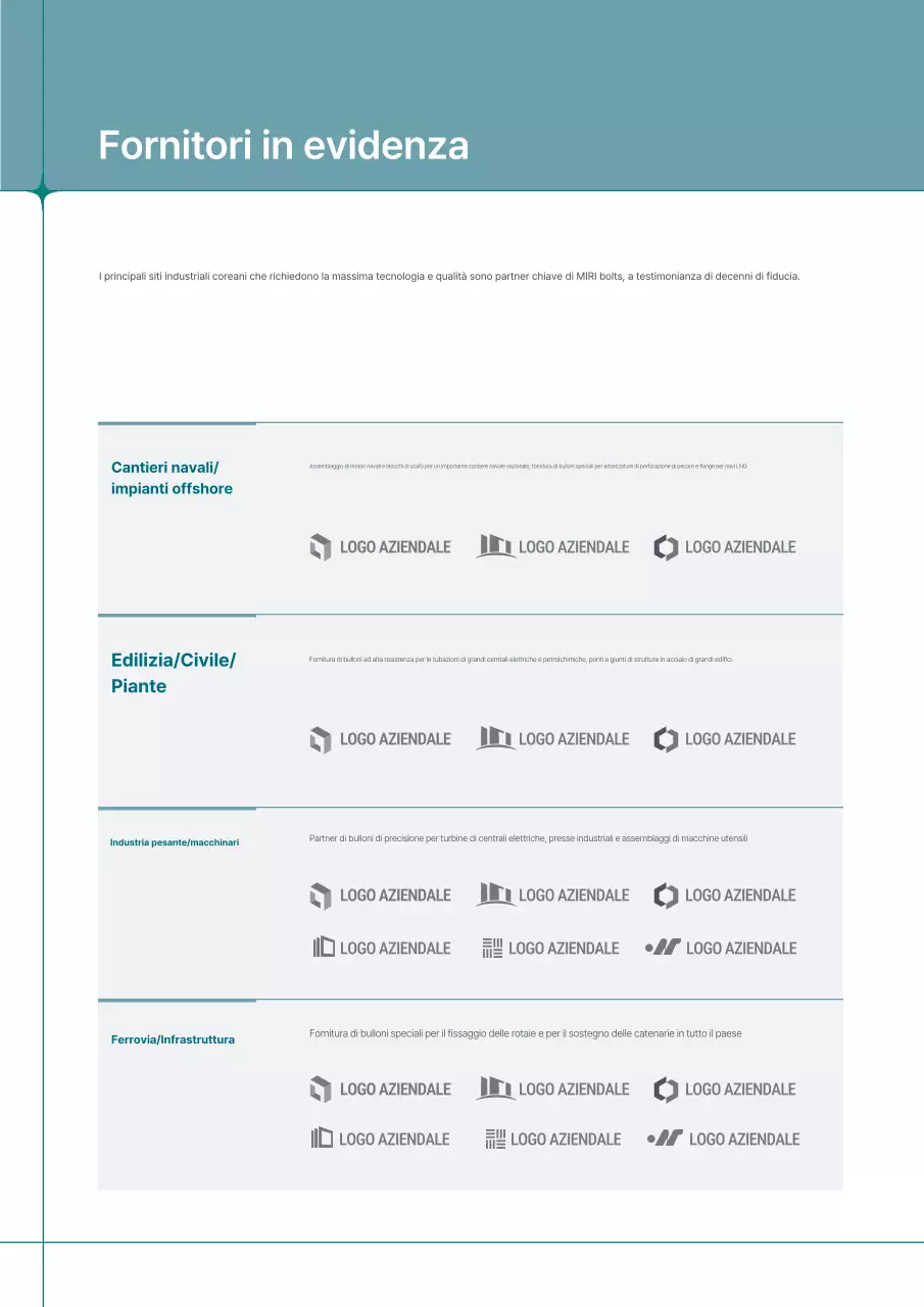 Catalogo industriale moderno grigio
