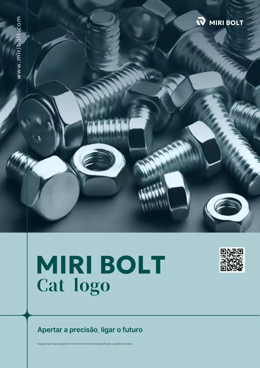 Catálogo Industrial Moderno Cinza