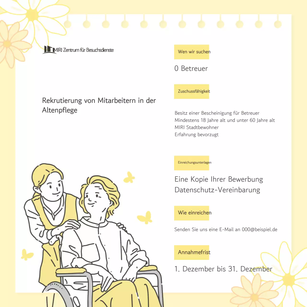 Yellow Simple Recruitment Recruitment