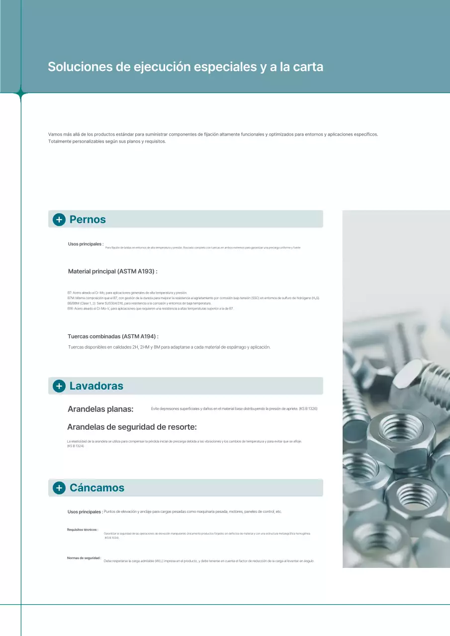 Catálogo industrial moderno gris