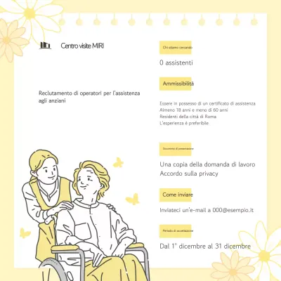 Reclutamento semplice giallo Reclutamento