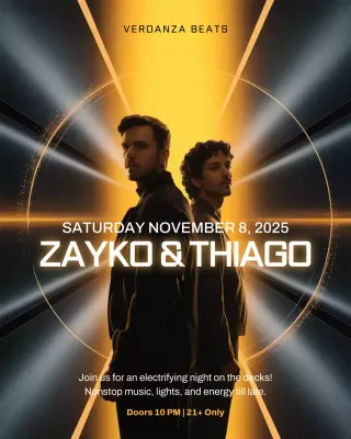 Orange Futuristic Music Event Announcement Instagram Post