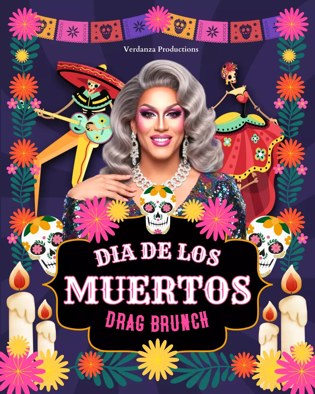 Colourful Cultural Brunch Event Instagram Post