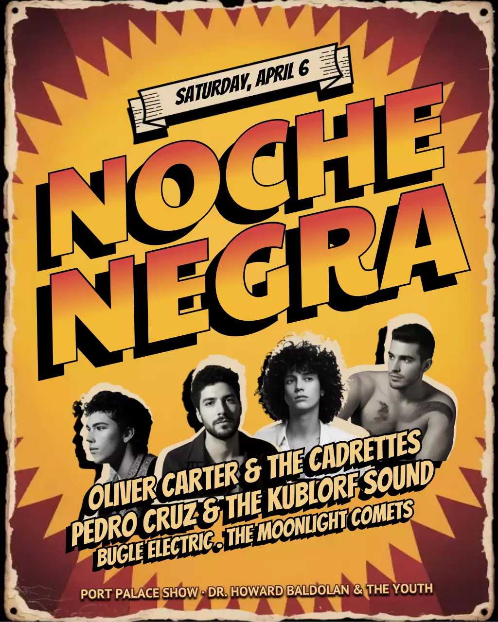 Yellow Vintage Music Event Promotion Instagram Post