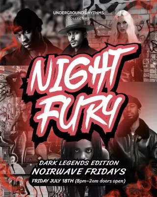 Red Urban Music Event Instagram Post