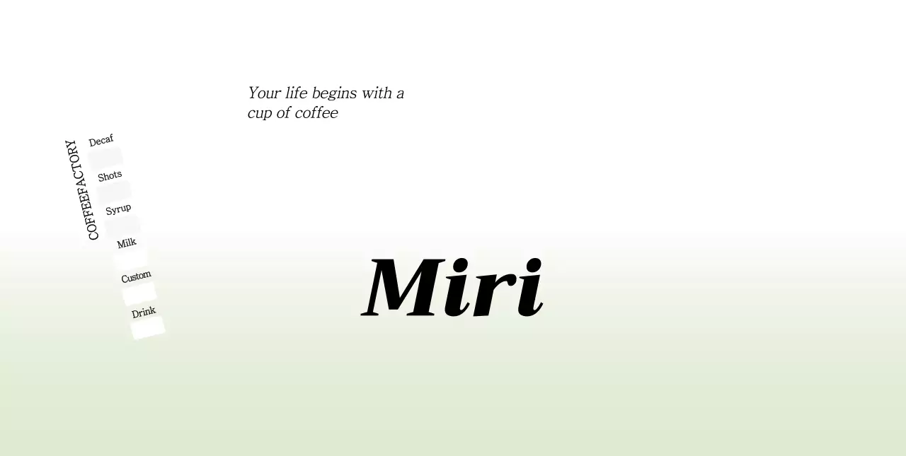 연두 미니멀 카페 홍보